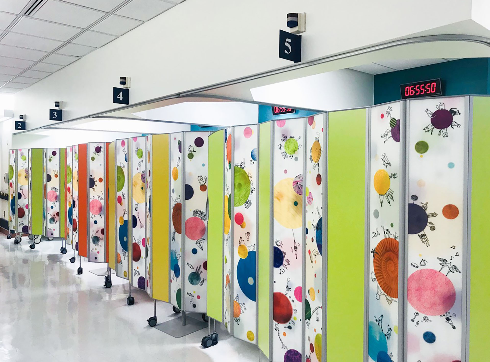 Custom Printed Privacy Curtains for Medical and Healthcare Spaces